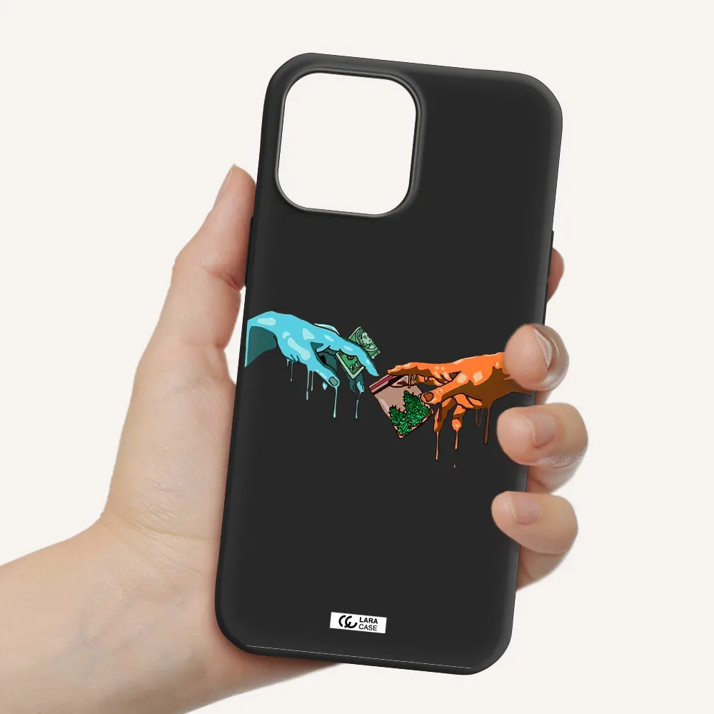 Pass The Weed Apple iPhone 13 Pro Silicone black Case