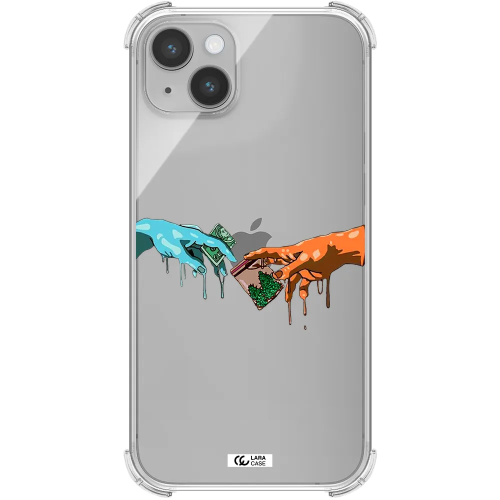 Pass The Weed Apple iPhone 14 Clear PC Case