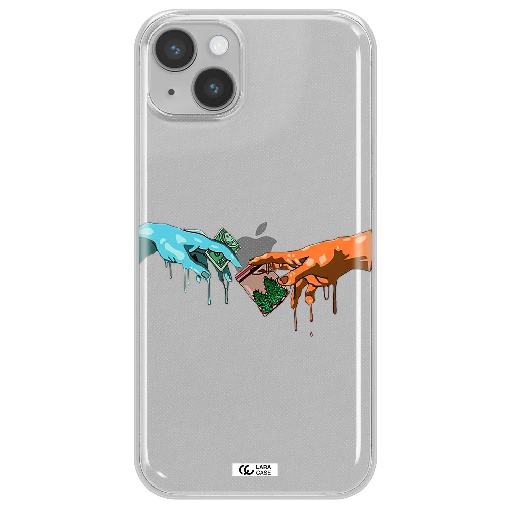 Pass The Weed Apple iPhone 14 Clear TPU Case