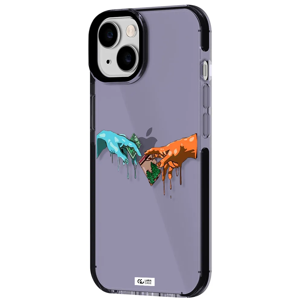 Pass The Weed Apple iPhone 14 impact Lilac Case