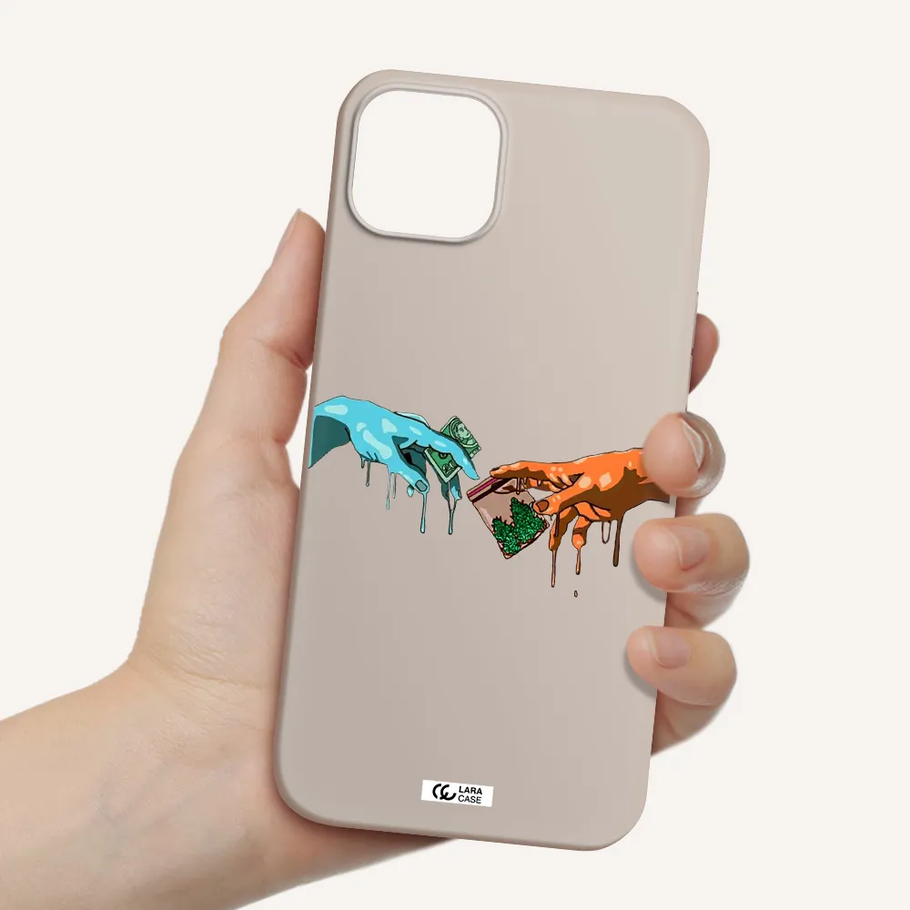 Pass The Weed Apple iPhone 14 plus Silicone Stone Case