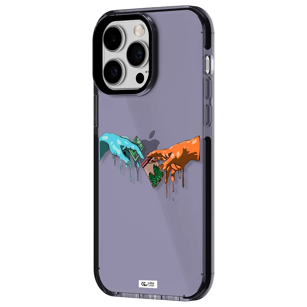 Pass The Weed Apple iPhone 14 pro max impact Lilac Case