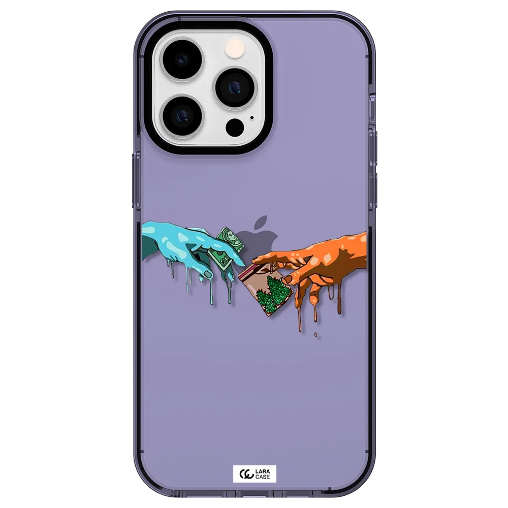 Pass The Weed Apple iPhone 15 Pro impact Lilac Case