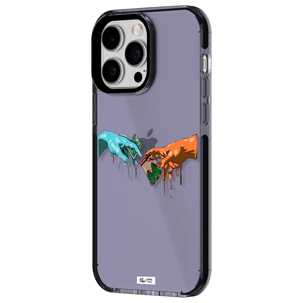 Pass The Weed Apple iPhone 15 Pro impact Lilac Case