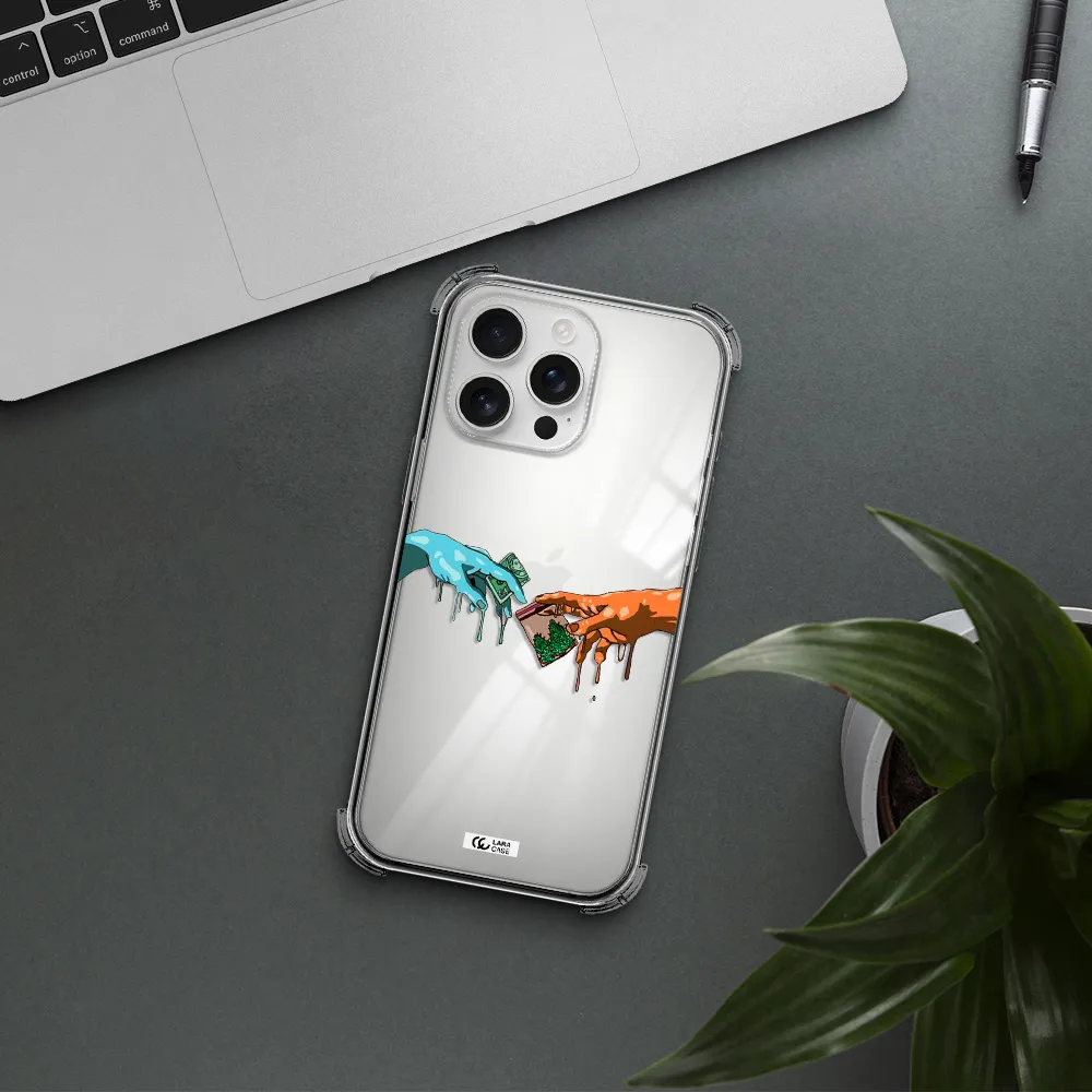 Pass The Weed Apple Iphone 16 Pro Max Clear Pc Case