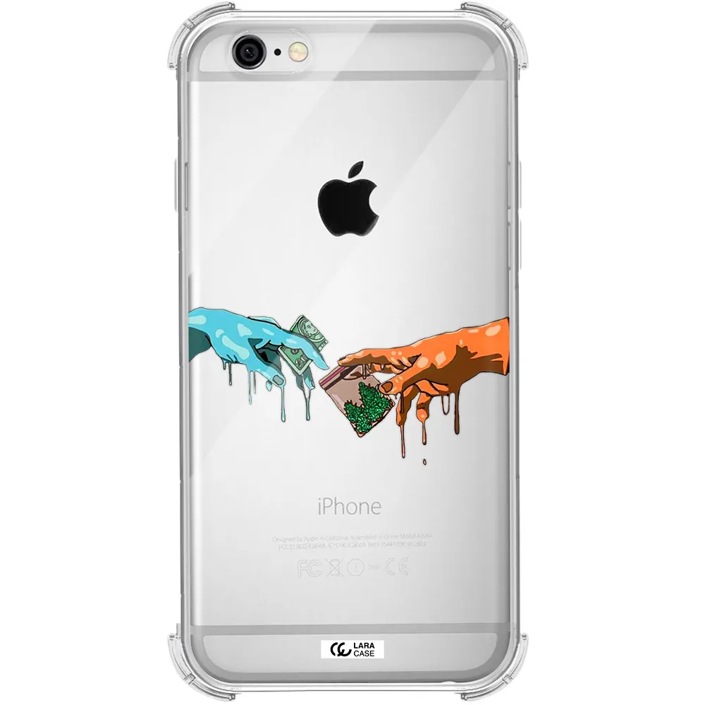 Pass The Weed Apple iPhone 6 Clear PC Case