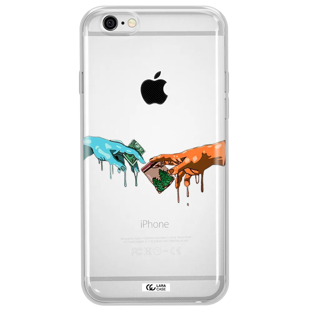 Pass The Weed Apple iPhone 6 Clear TPU Case