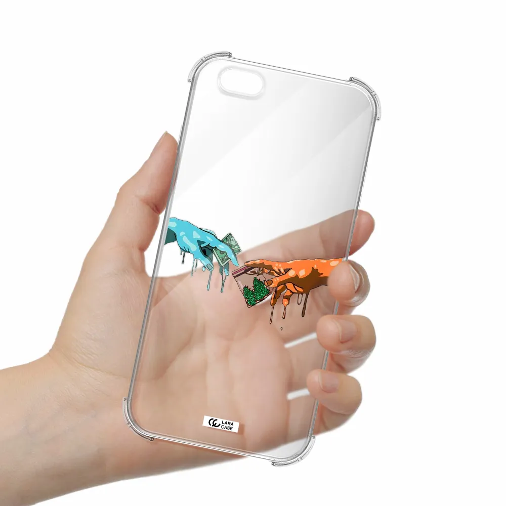 Pass The Weed Apple iPhone 6 s plus Clear PC Case