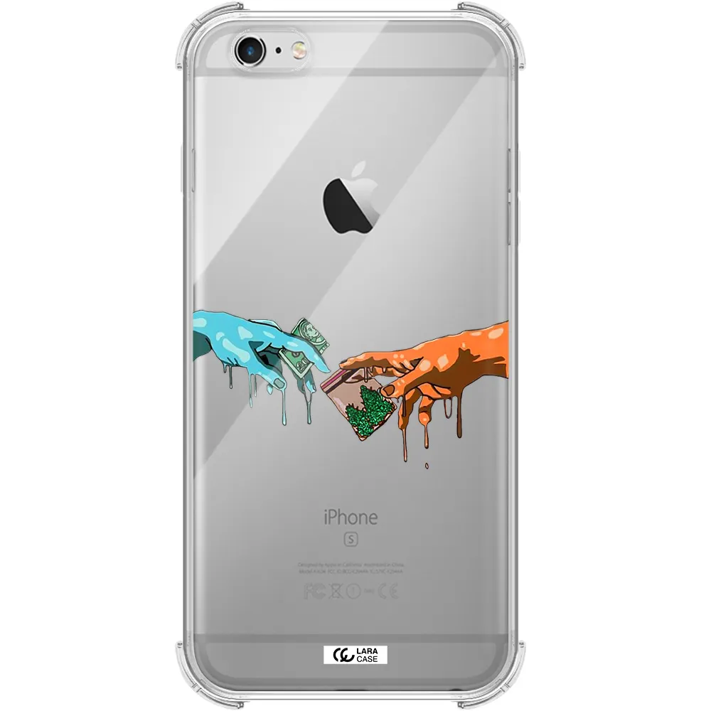 Pass The Weed Apple iPhone 6S Clear PC Case