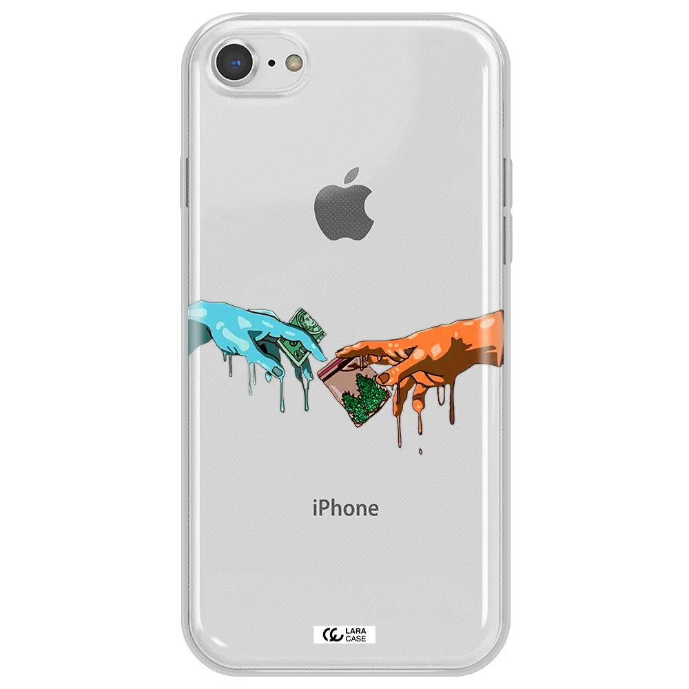 Pass The Weed Apple iPhone 7 Clear TPU Case