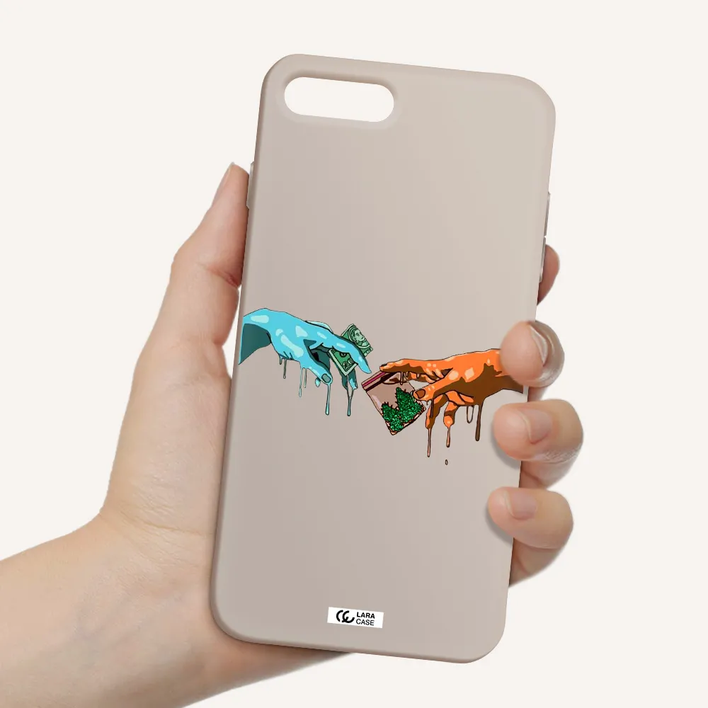 Pass The Weed Apple iPhone 8 plus Silicone Stone Case