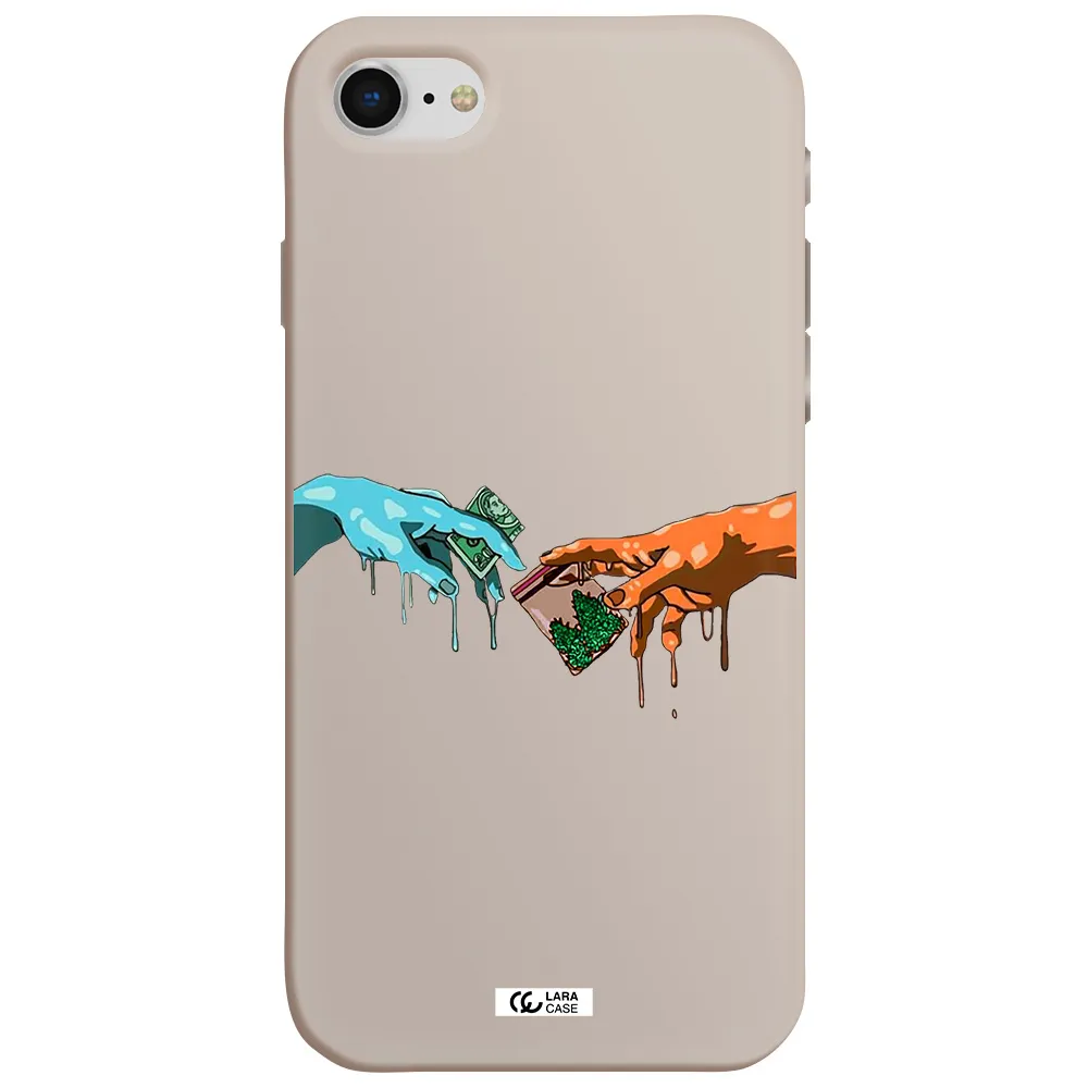 Pass The Weed Apple iPhone se 2020 Silicone Stone Case