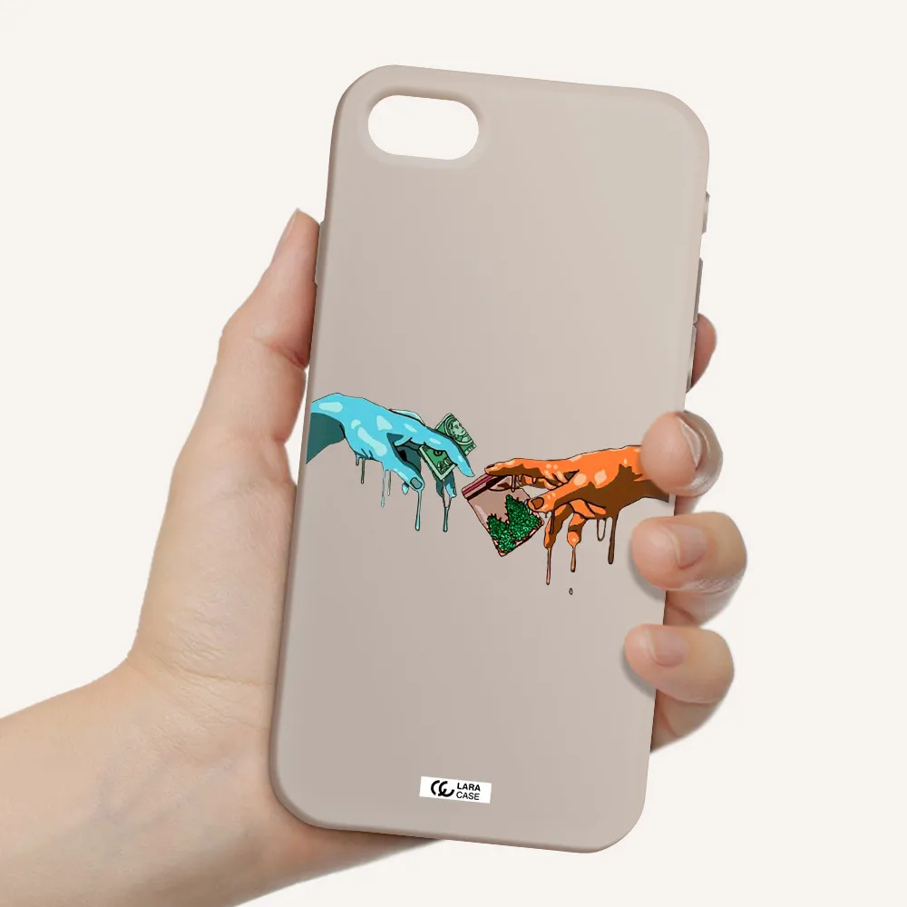 Pass The Weed Apple iPhone se 2020 Silicone Stone Case