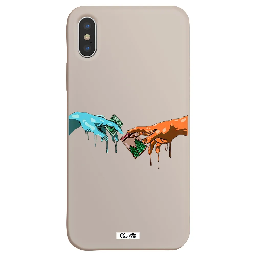 Pass The Weed Apple iPhone X Silicone Stone Case