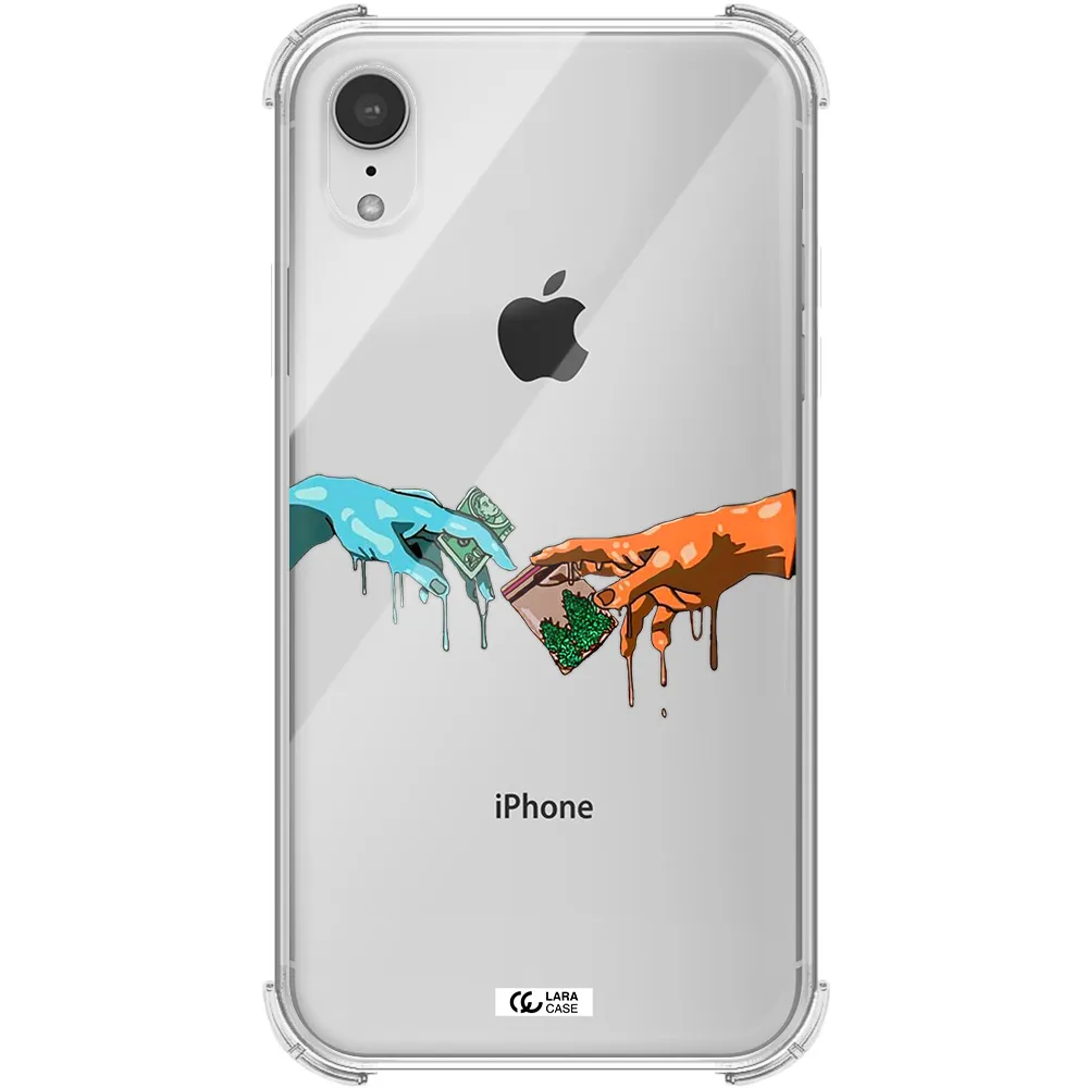 Pass The Weed Apple iPhone XR Clear PC Case