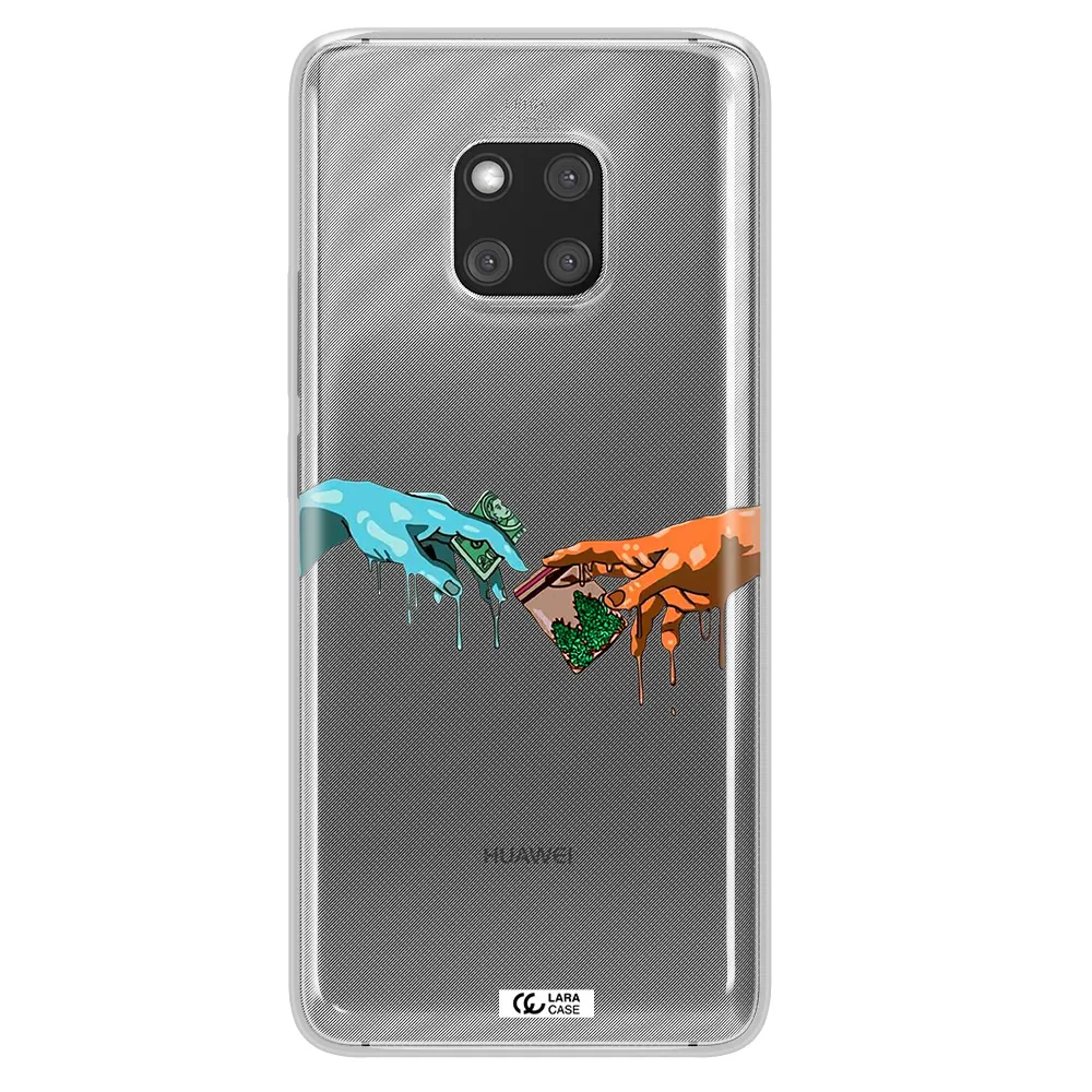 Pass The Weed Huawei Mate 20 Pro Clear TPU Case