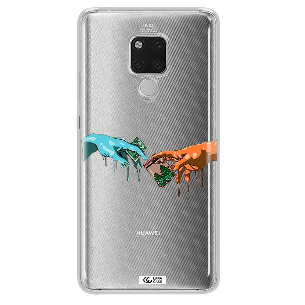 Pass The Weed Huawei Mate 20X Clear TPU Case