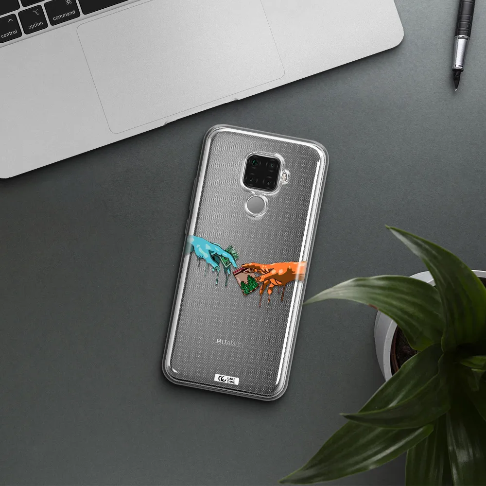 Pass The Weed Huawei Mate 30 Lite Clear TPU Case