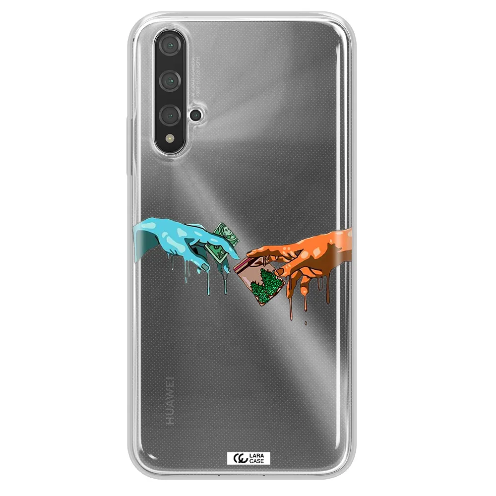 Pass The Weed Huawei Nova 5t Clear TPU Case