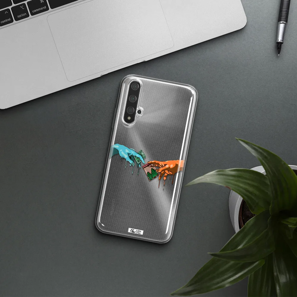 Pass The Weed Huawei Nova 5t Clear TPU Case