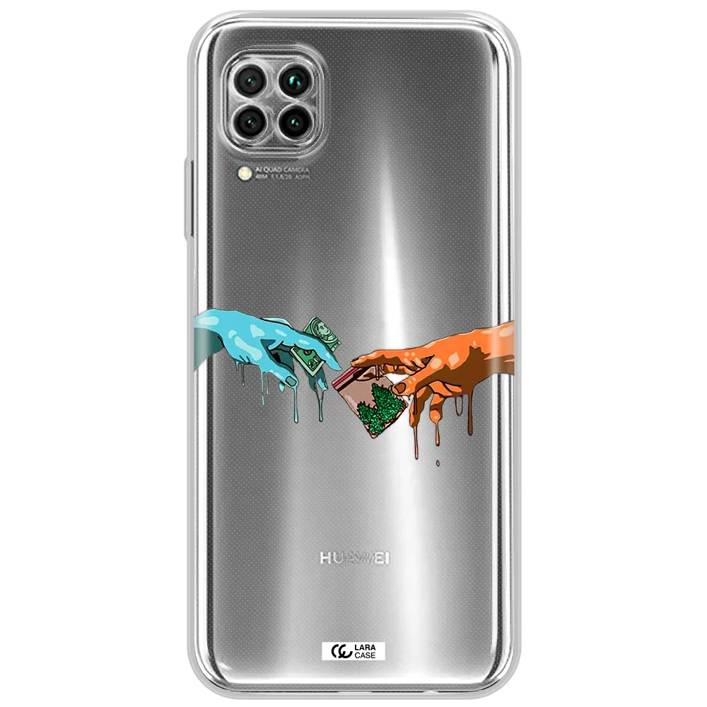 Pass The Weed Huawei Nova 7I Clear Tpu Case