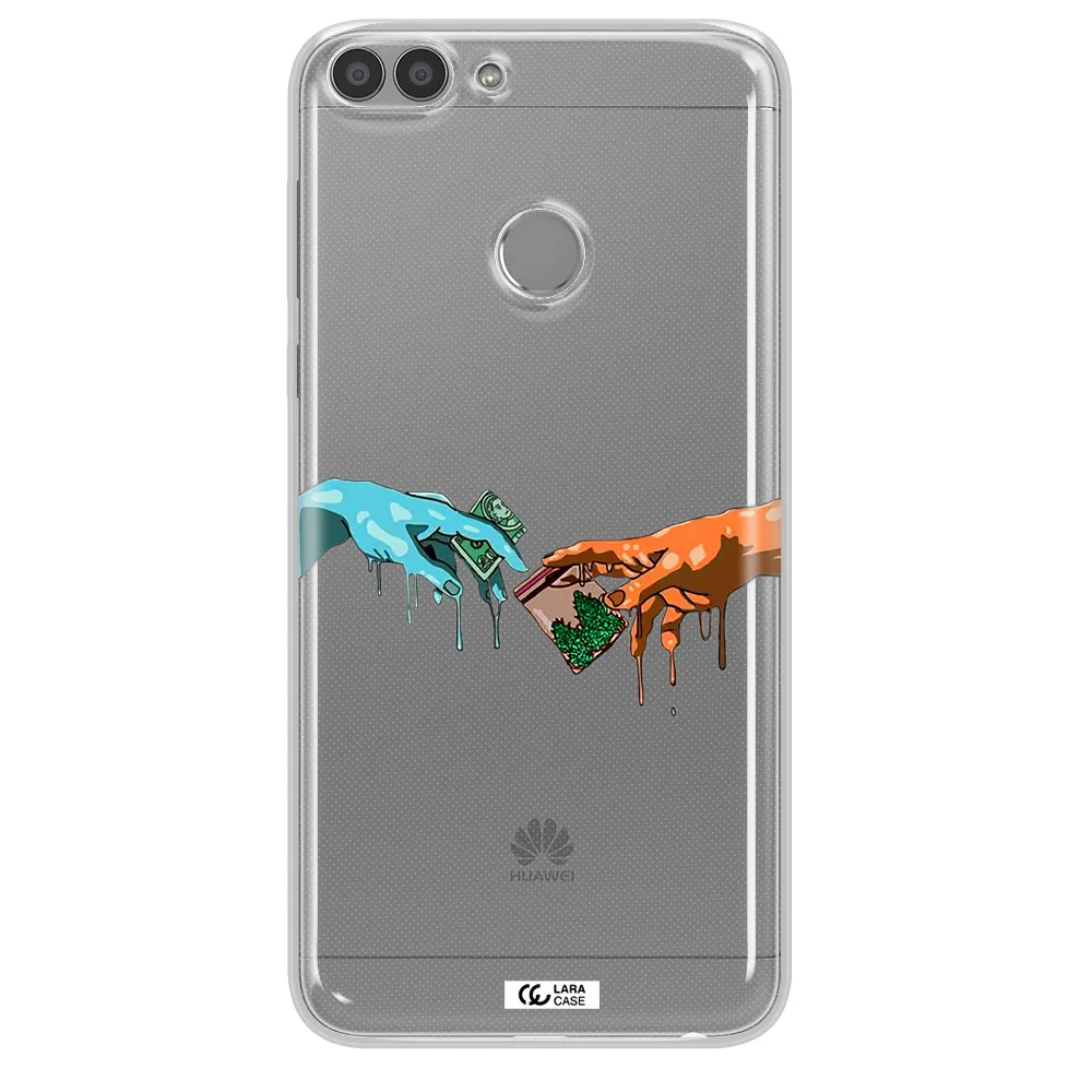 Pass The Weed Huawei P Smart 2017 Clear TPU Case