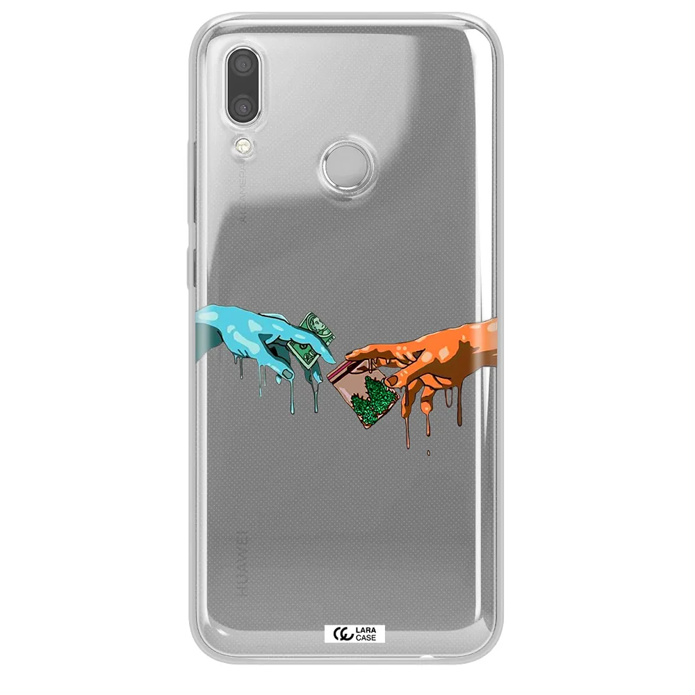 Pass The Weed Huawei P Smart 2019 Clear TPU Case