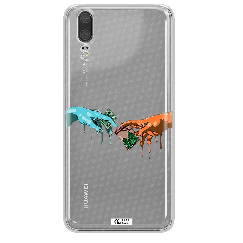 Pass The Weed Huawei P20 Clear TPU Case