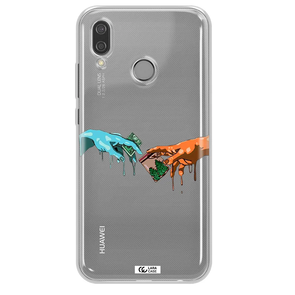 Pass The Weed Huawei P20 Lite Clear TPU Case
