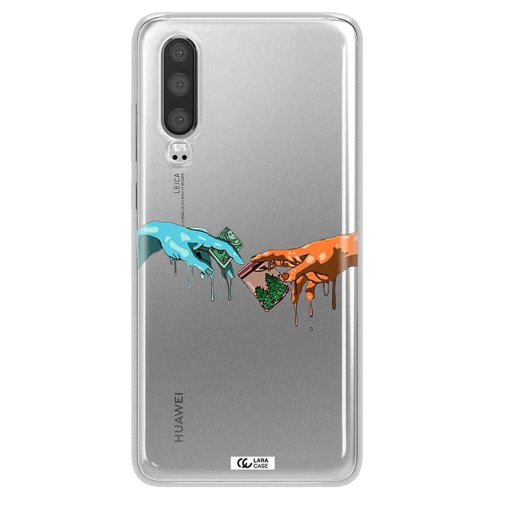 Pass The Weed Huawei P30 Clear TPU Case