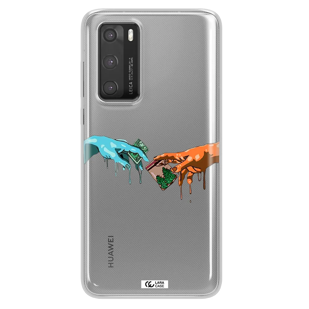 Pass The Weed Huawei P40 Clear TPU Case
