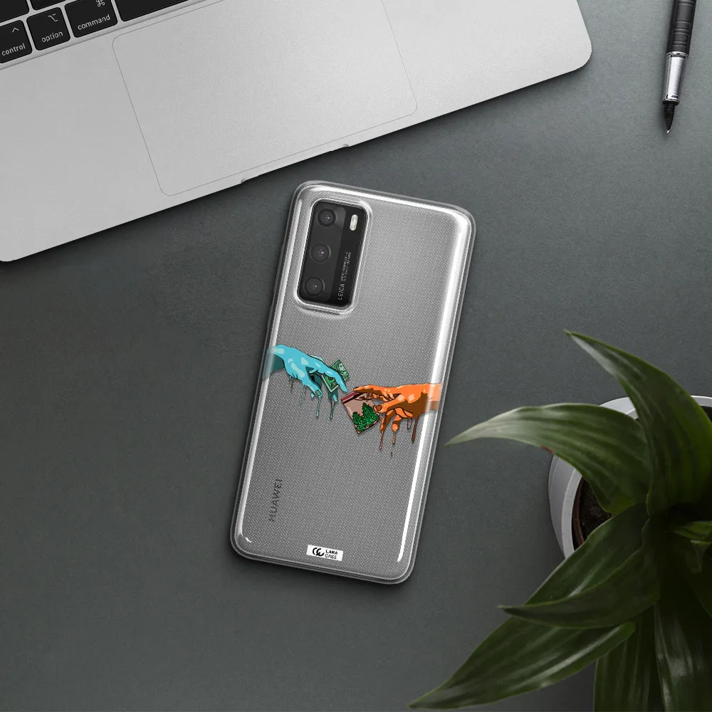 Pass The Weed Huawei P40 Clear TPU Case
