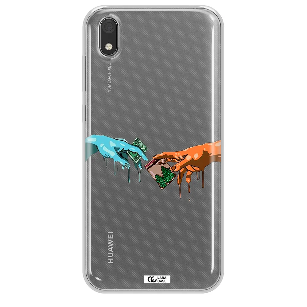 Pass The Weed Huawei Y5 2019 Clear TPU Case