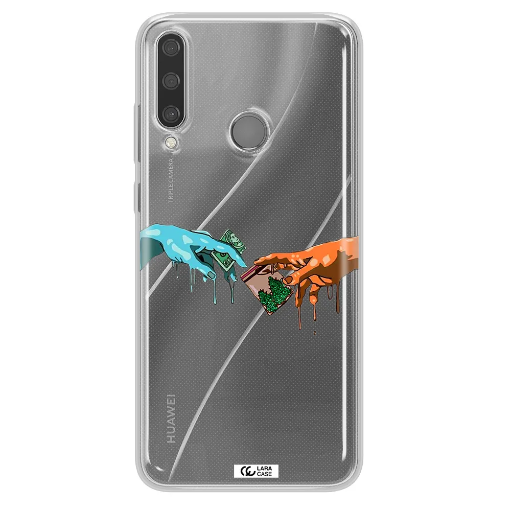 Pass The Weed Huawei Y6P Clear TPU Case