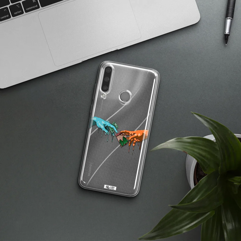 Pass The Weed Huawei Y6P Clear TPU Case