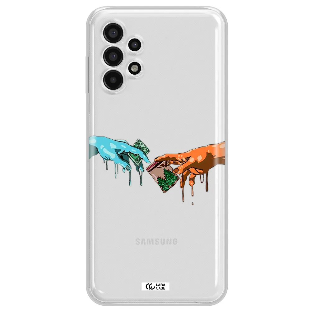 Pass The Weed Samsung A13 4g Clear TPU Case
