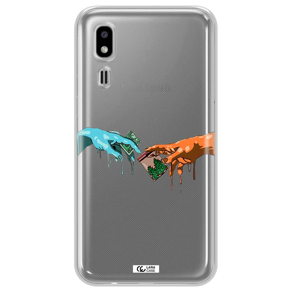 Pass The Weed Samsung A2 Core Clear TPU Case