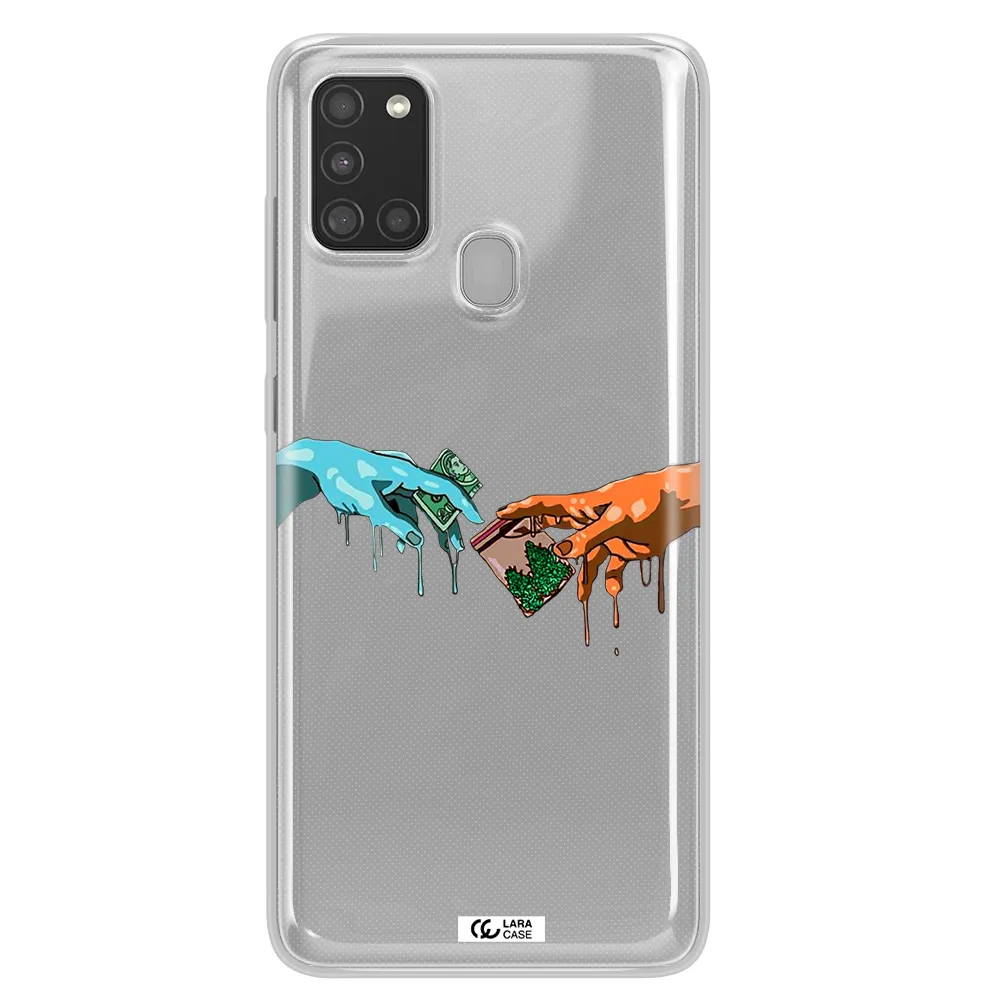 Pass The Weed Samsung A21S Clear TPU Case