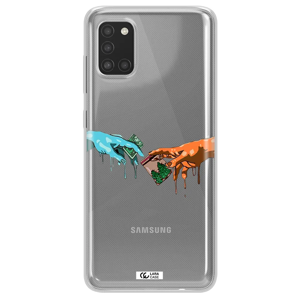 Pass The Weed Samsung A31 Clear TPU Case