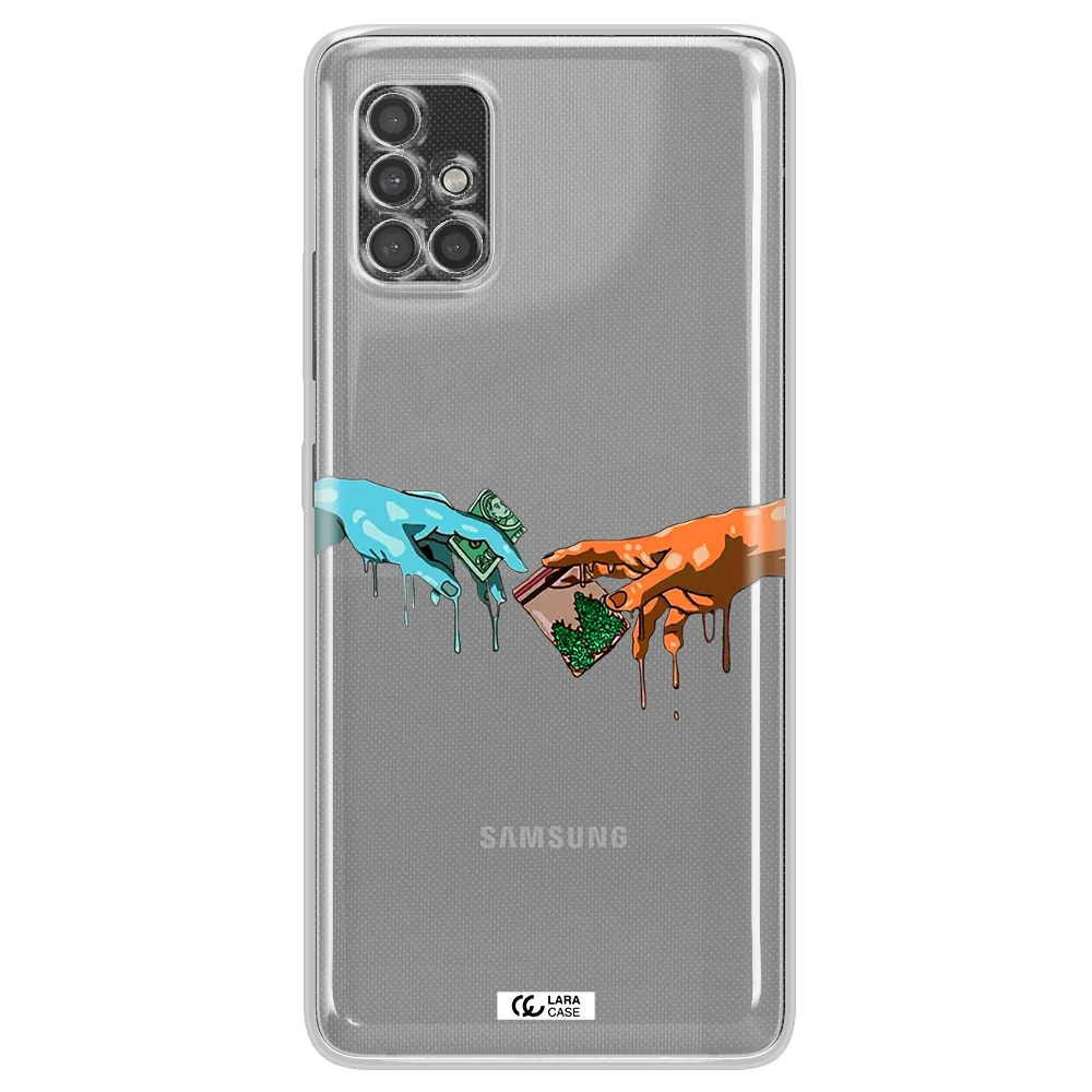 Pass The Weed Samsung A40S Clear Tpu Case