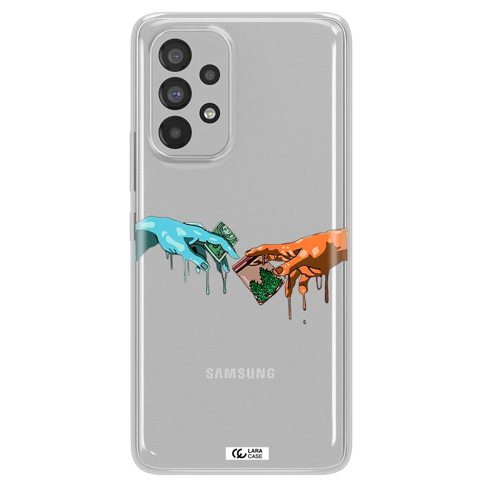 Pass The Weed Samsung A53 Clear TPU Case