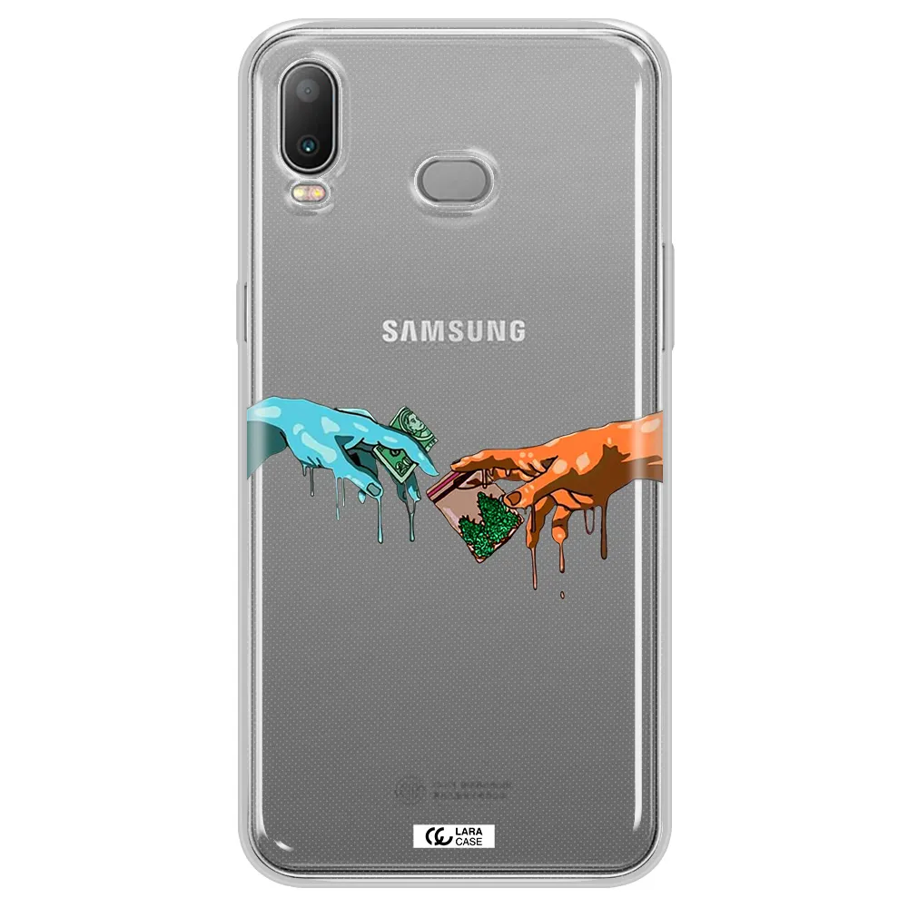 Pass The Weed Samsung A6S Clear TPU Case