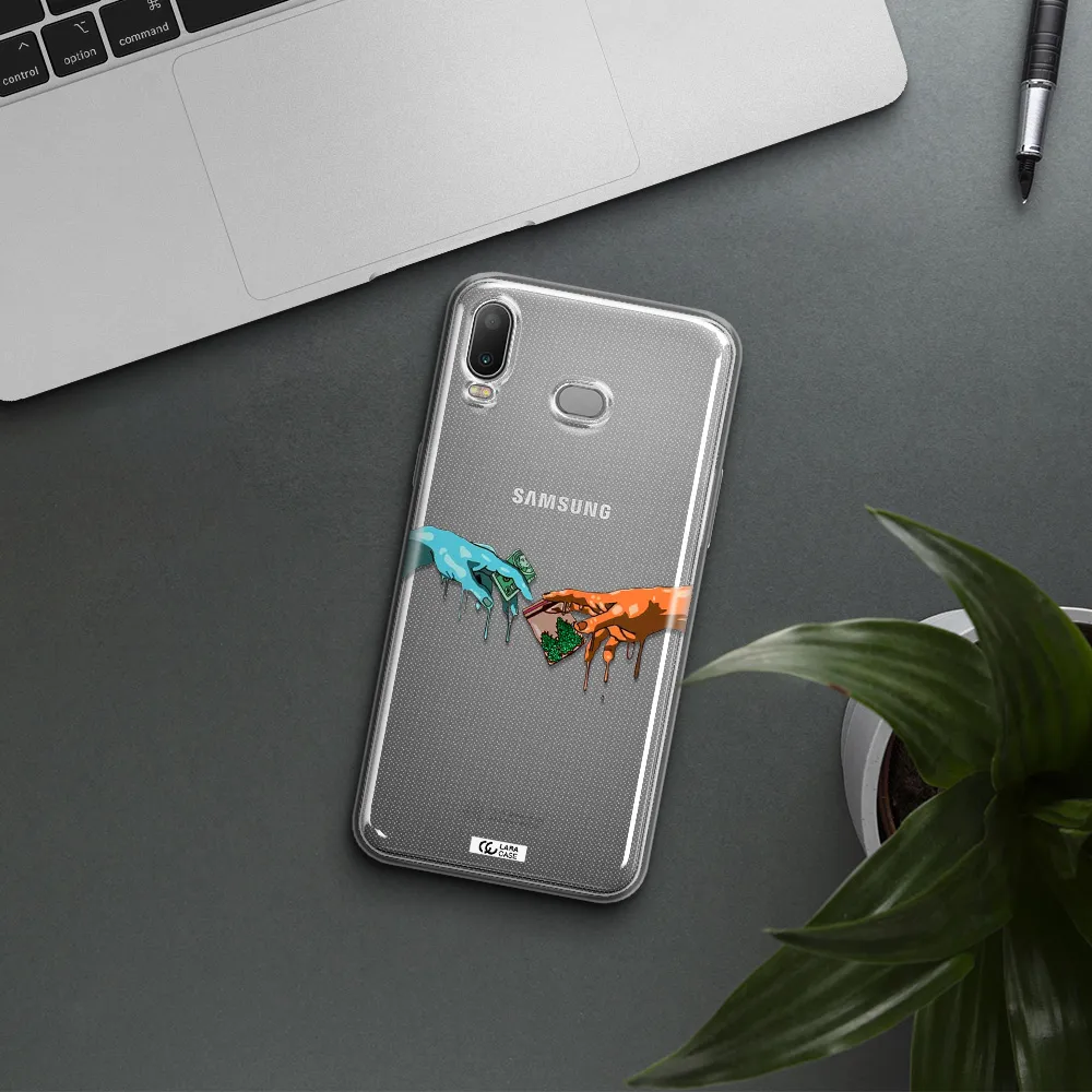 Pass The Weed Samsung A6S Clear TPU Case