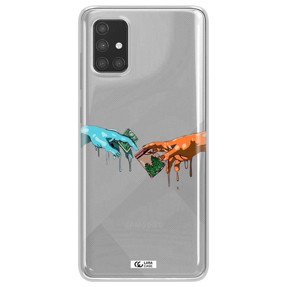 Pass The Weed Samsung A71 Clear TPU Case