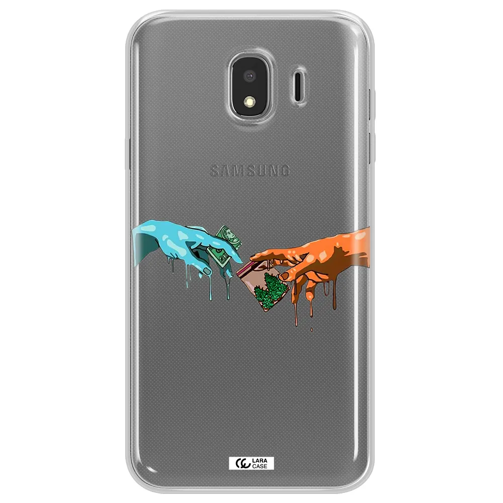 Pass The Weed Samsung J4 Clear TPU Case
