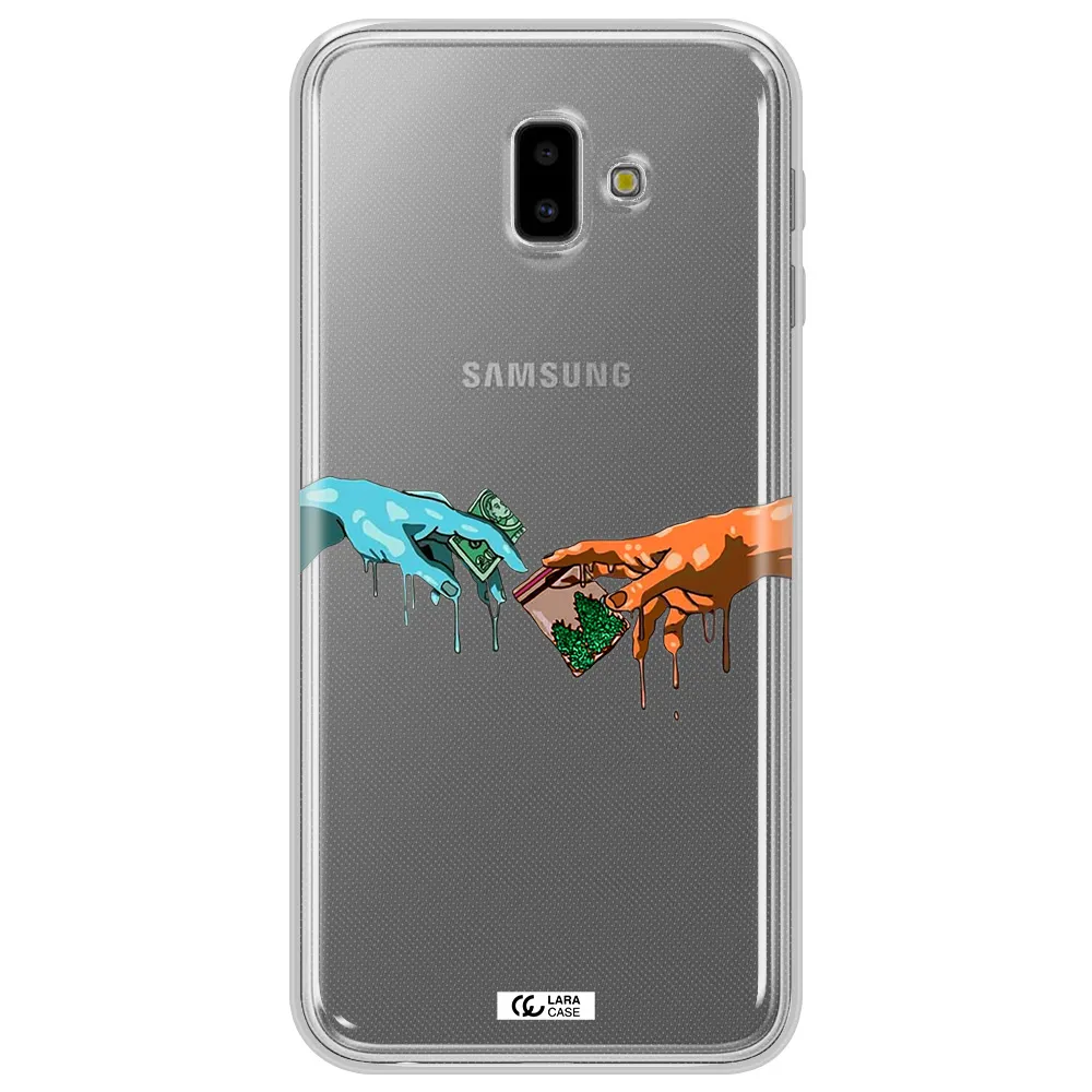 Pass The Weed Samsung J6 Plus Clear TPU Case