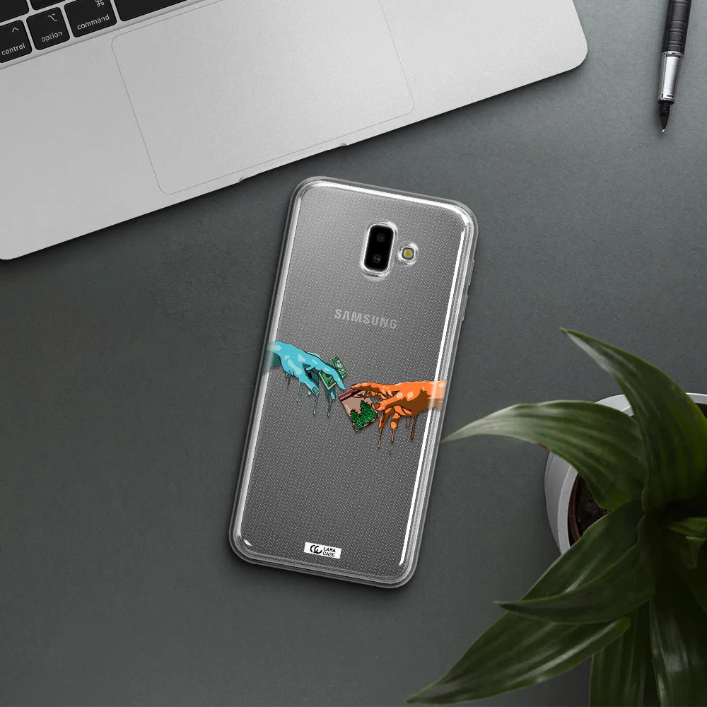 Pass The Weed Samsung J6 Plus Clear TPU Case