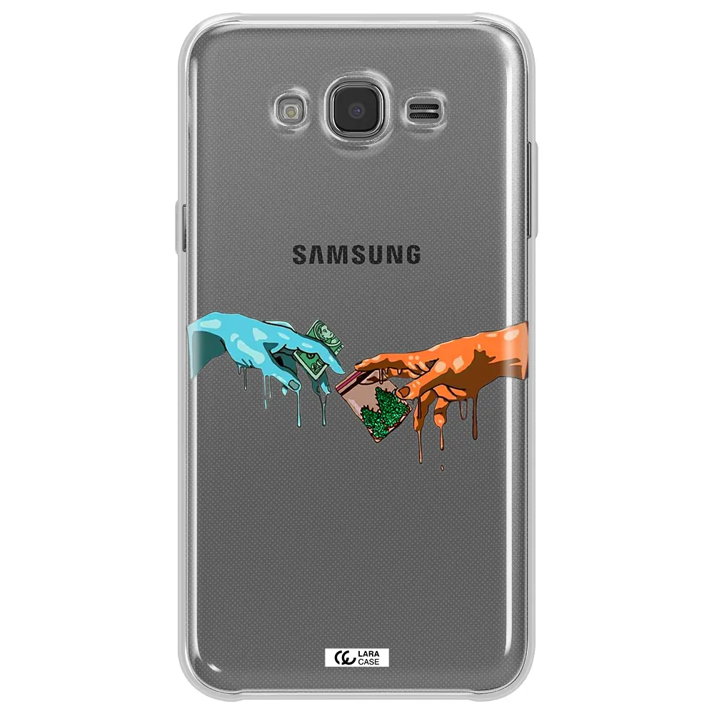 Pass The Weed Samsung J7 Clear TPU Case