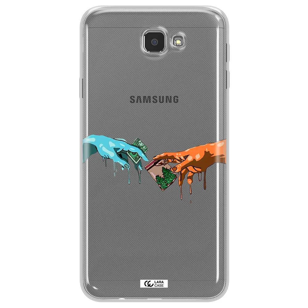 Pass The Weed Samsung J7 Prim Clear TPU Case