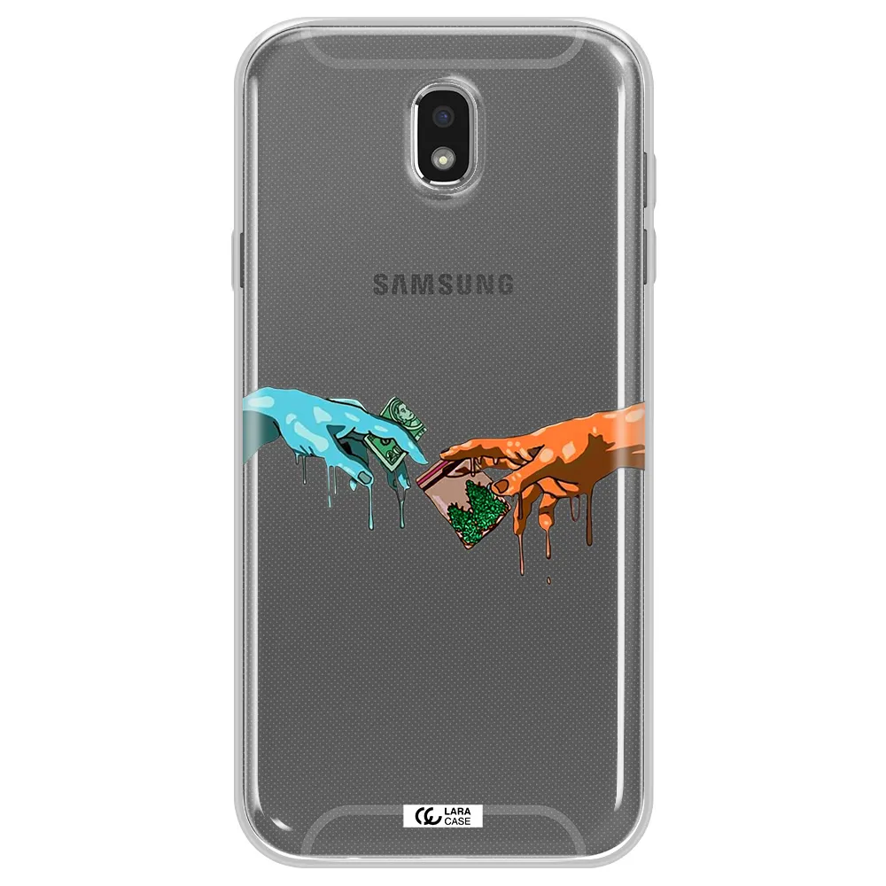 Pass The Weed Samsung J7 Pro Clear TPU Case